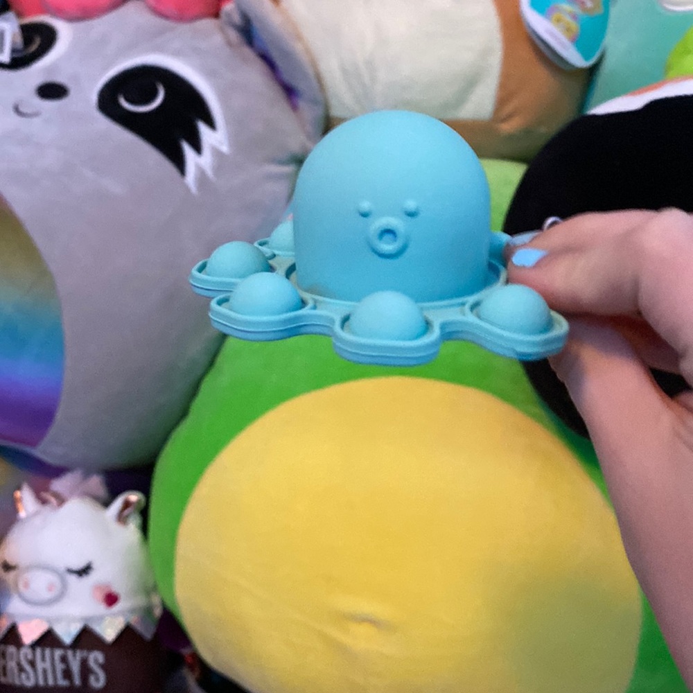 Flipabel octopus pop it fidget toy